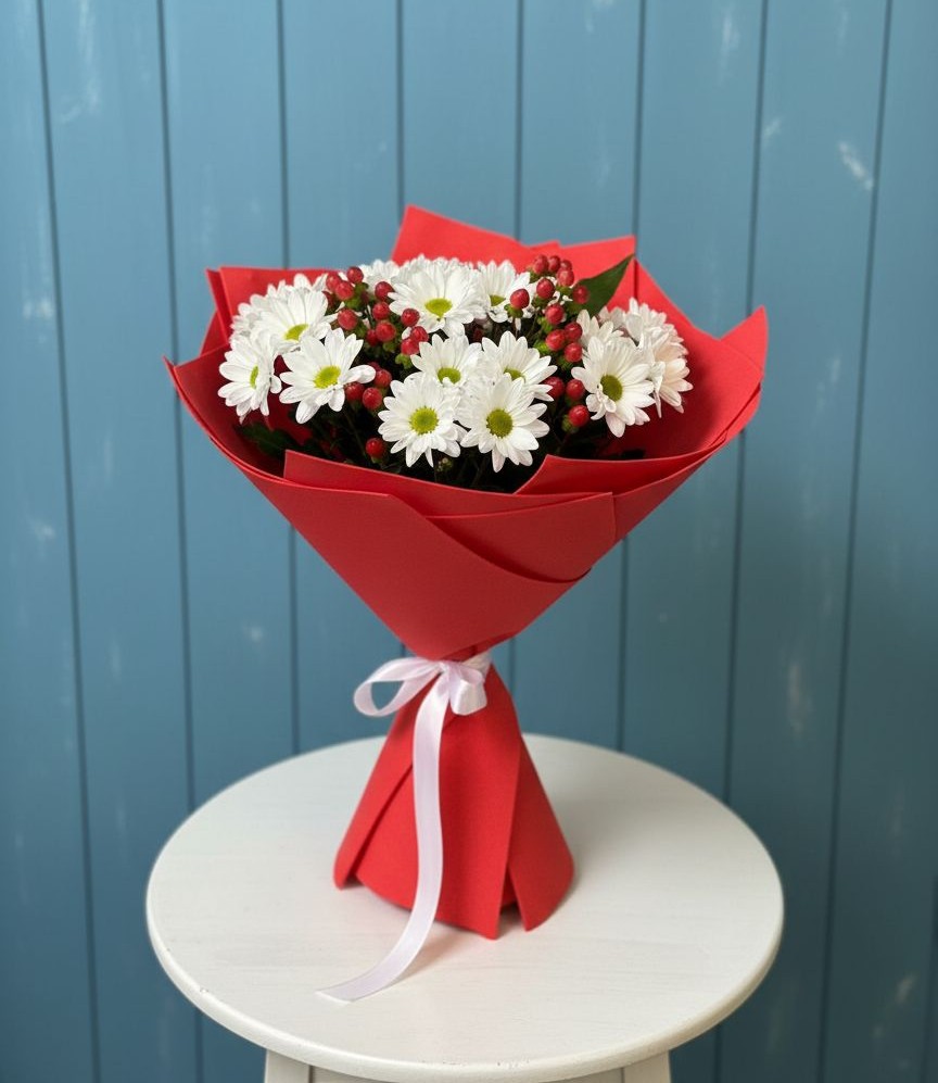 Букет цветов из: Хризантемы в Етеревской