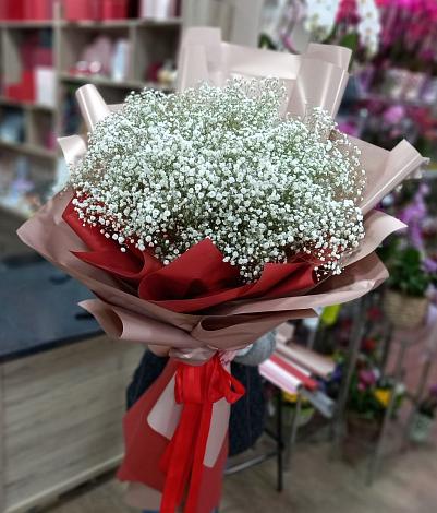 Букет цветов из: Гипсофила в Етеревской
