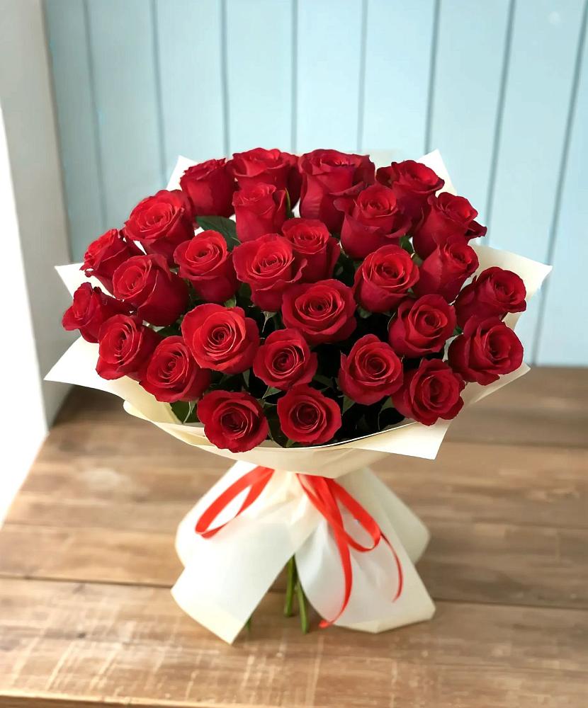 Букет 29 Красных роз в Етеревской