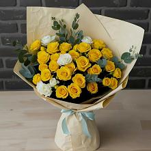 Букет цветов из:  Розы в Етеревской