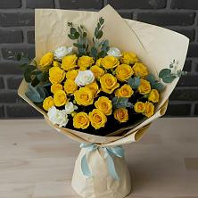 Букет цветов из:  Розы в Етеревской