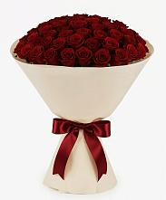 Букет 101 Бордовая роза Блэк Бакарра в Етеревской