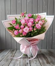 Букет Розовый кустик в Етеревской