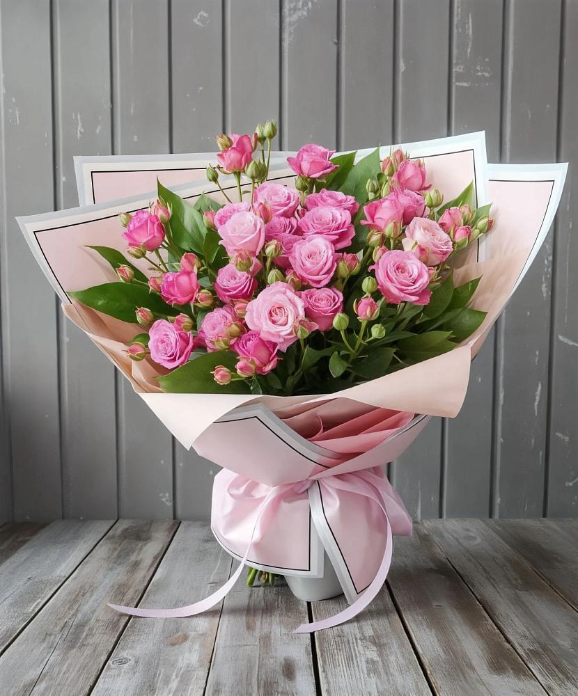 Букет Розовый кустик в Етеревской