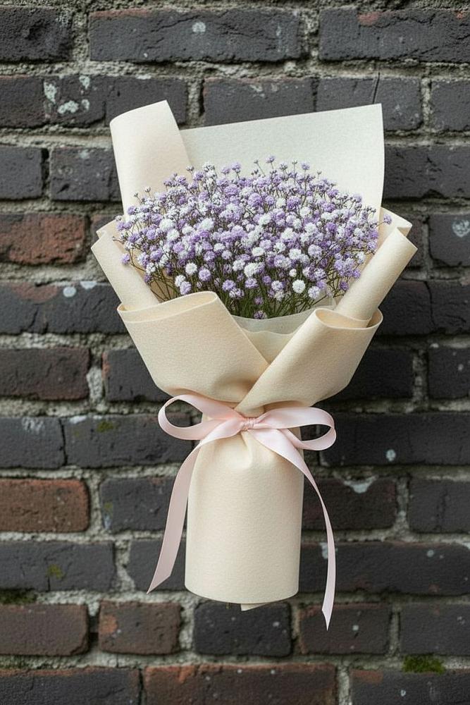 Букет цветов из: Гипсофила в Етеревской