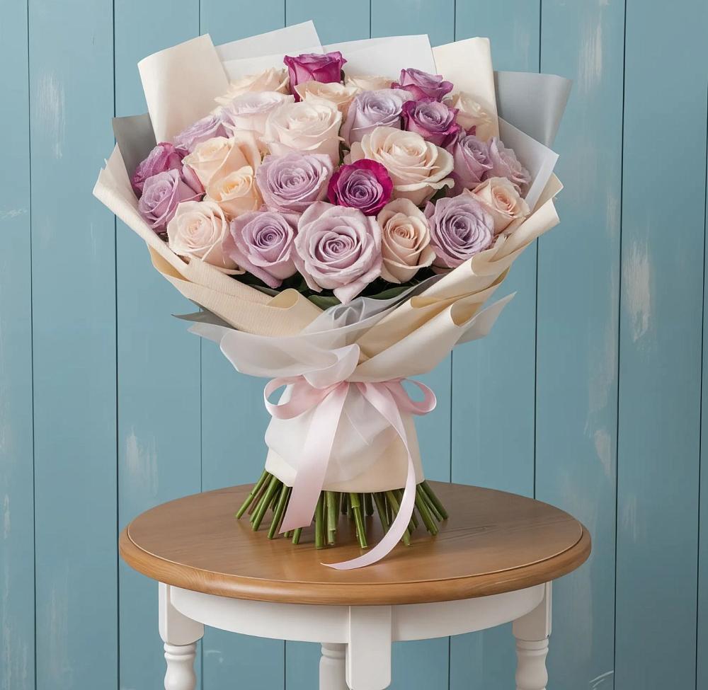 Букет цветов из: Розы в Етеревской