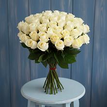 Букет 51 Белая роза Эдлесс Лав #REPLACE_PRED# Етеревской