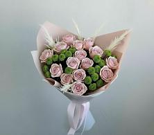 Букет цветов из:  Розы и Хризантемы #REPLACE_PRED# Етеревской