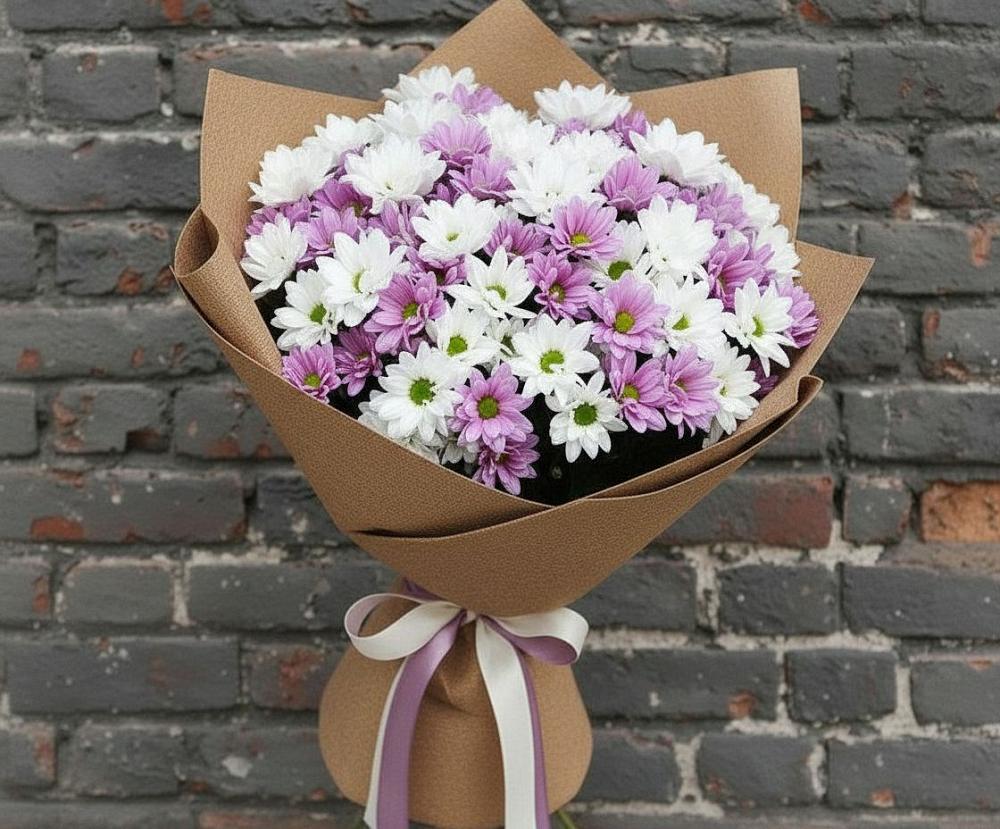 Букет цветов из: Хризантемы в Етеревской