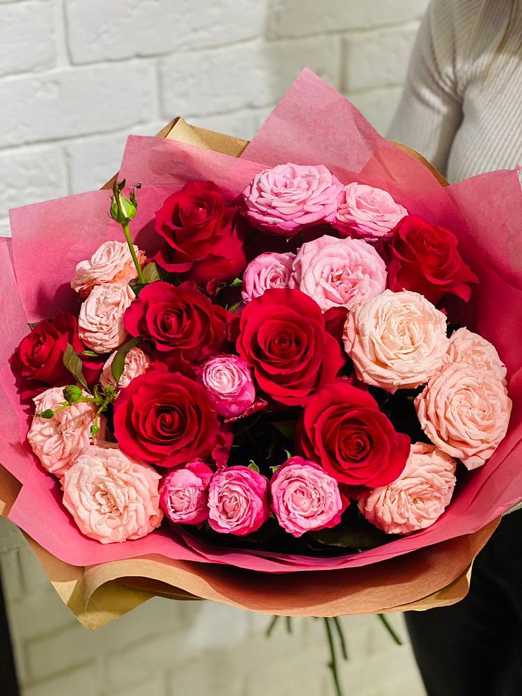 Букет цветов из: Розы в Етеревской