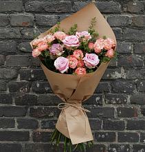 Букет цветов из:  Розы в Етеревской