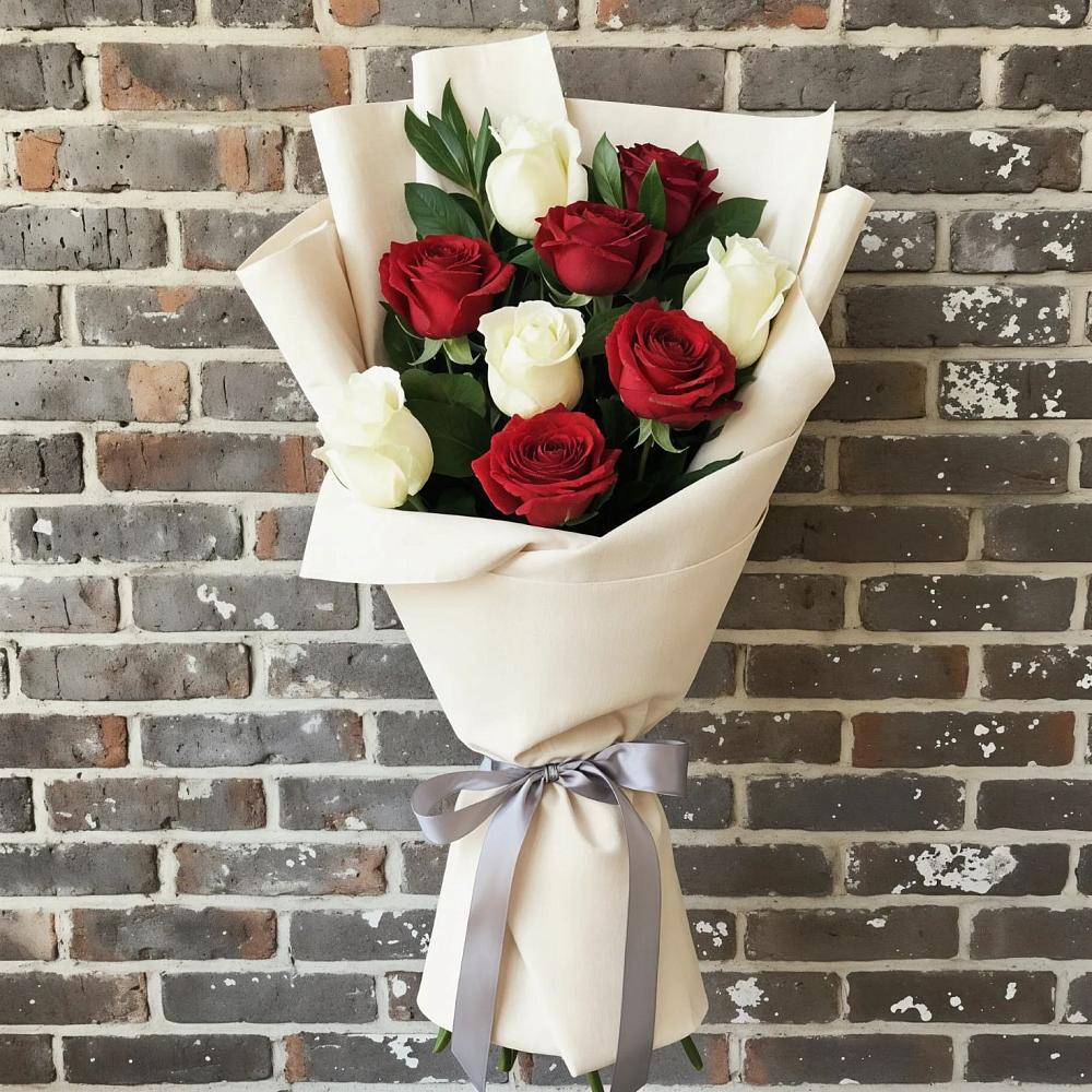 Букет цветов из: Розы в Етеревской