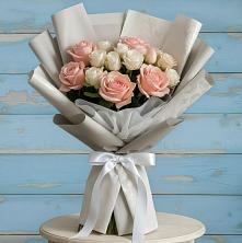 Букет цветов из:  Розы в Етеревской