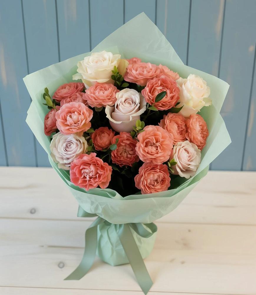 Букет цветов из: Розы в Етеревской