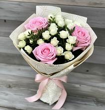 Букет цветов из:  Розы в Етеревской