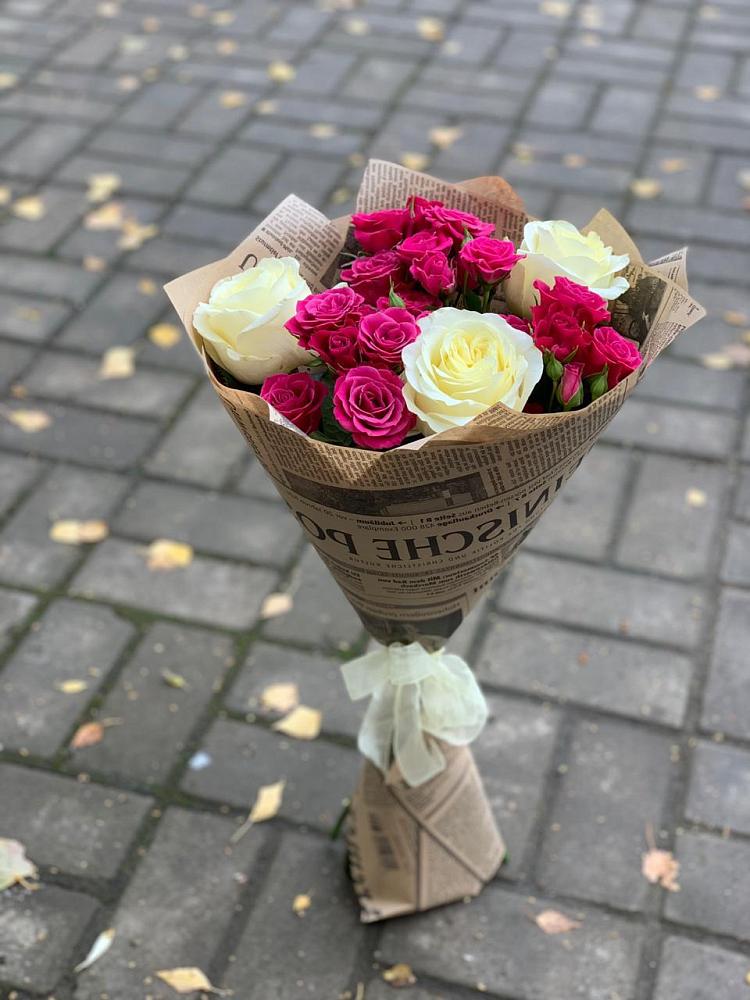 Букет цветов из: Розы в Етеревской