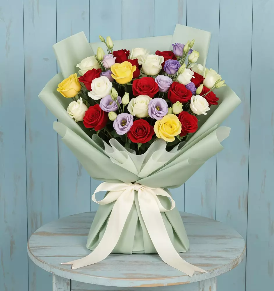 Букет цветов из: Розы в Етеревской