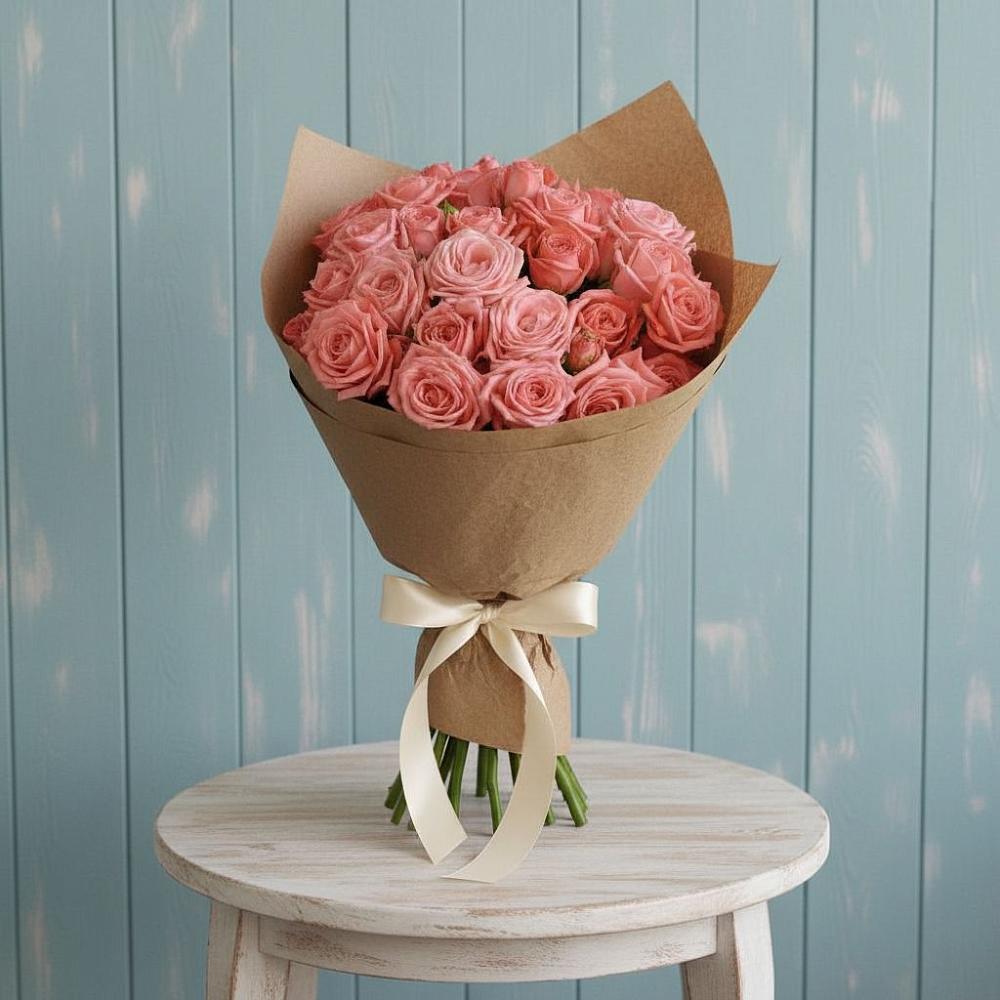 Букет цветов из: Розы в Етеревской