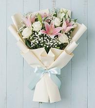 Букет цветов из:  Лилии в Етеревской