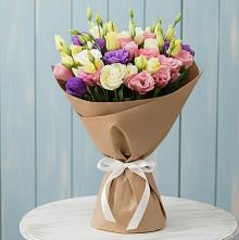 Букет цветов из:  Лизиантусы в Етеревской